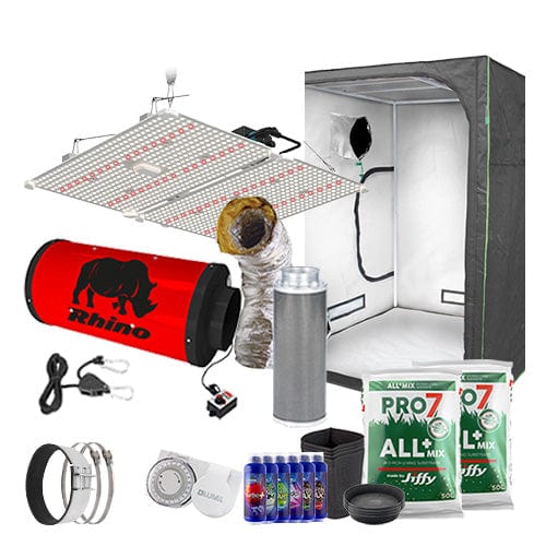 LUMii Black Blade 400W Complete Grow Kit - 1.5m2 Professional / Soil / None - London Grow