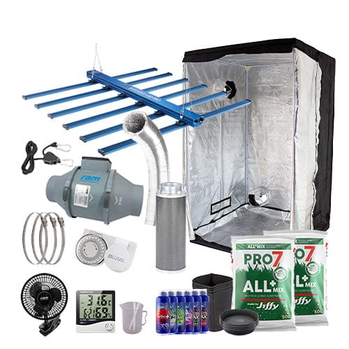 Maxibright Daylight 660W Pro Complete Grow Kit - 1.2m2 Hobby / Soil / Basic Add Ons - London Grow