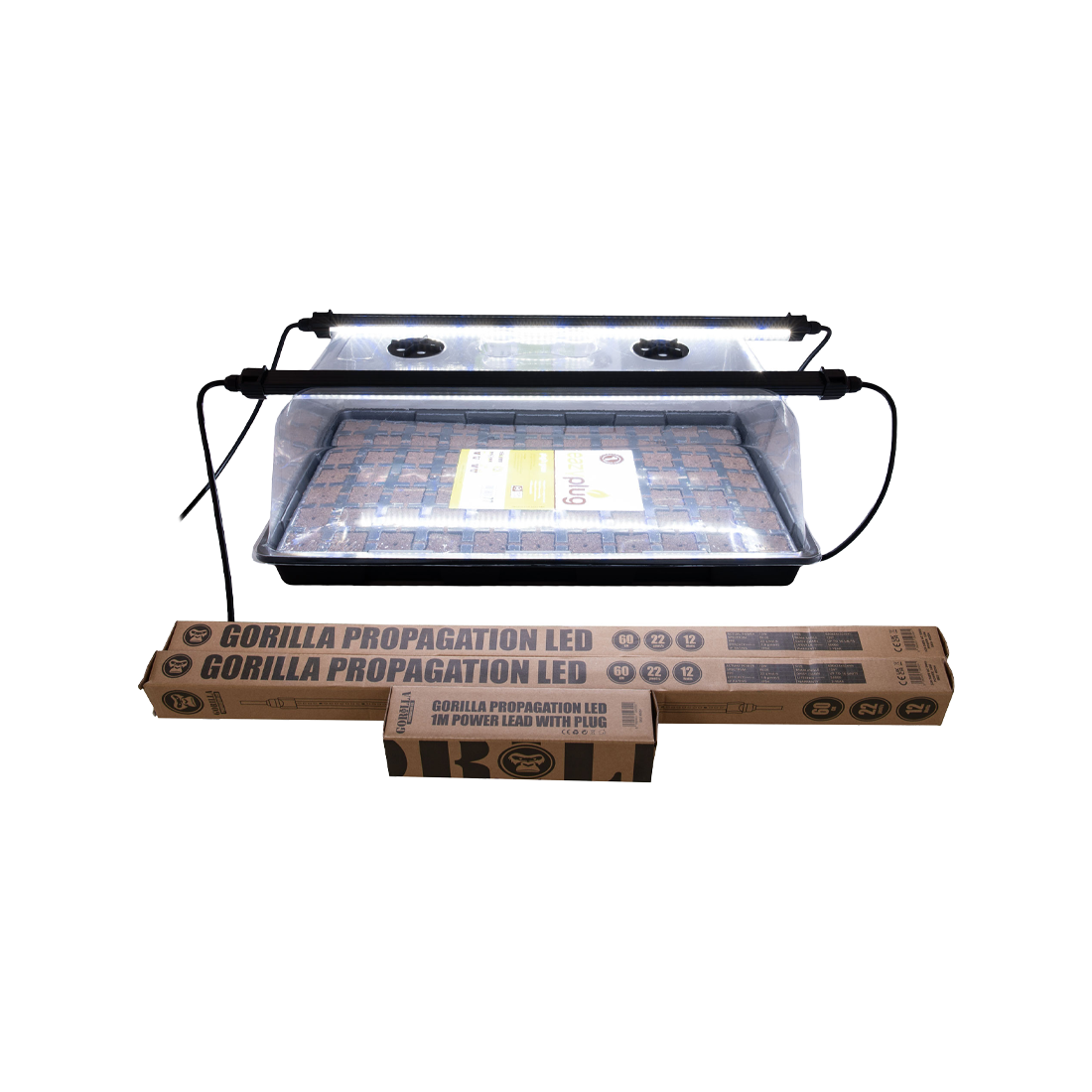 Gorilla Propagator with LED Propagator Strips