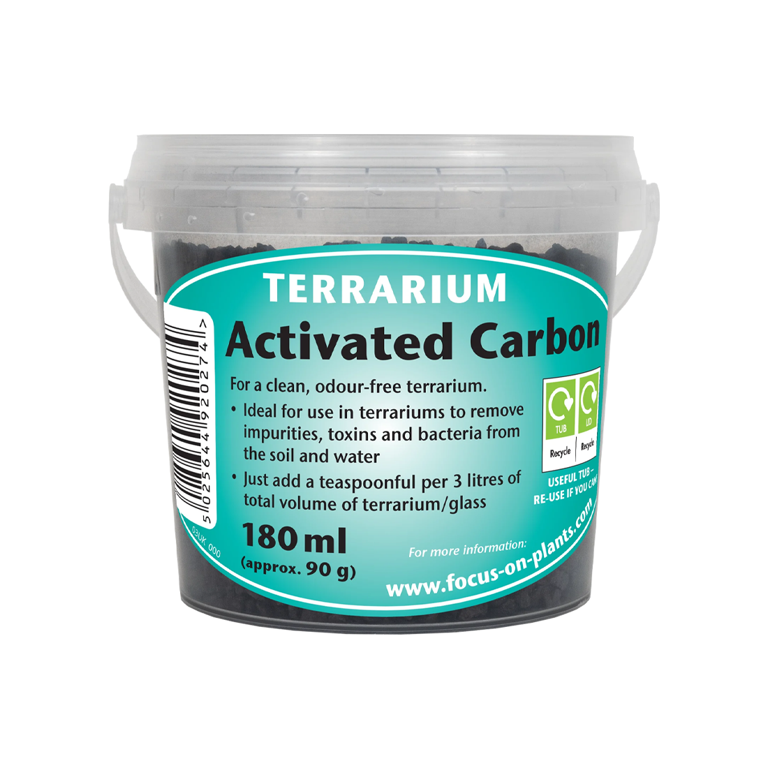 Terrarium Activated Carbon - 180ml